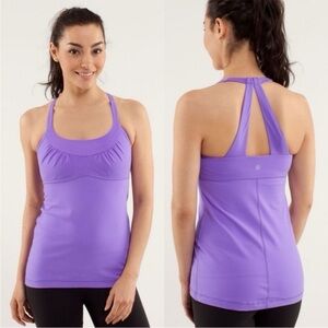 Lululemon Purple Scoop Me Up Tank Size 12